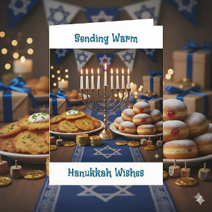 Sending warm Hanukkah Wishes Card