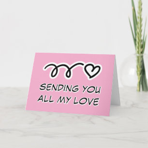 Sending you all my love Valentine's Day Card