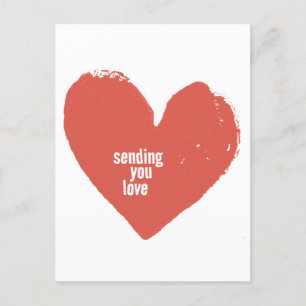 Sending You Love Postcard