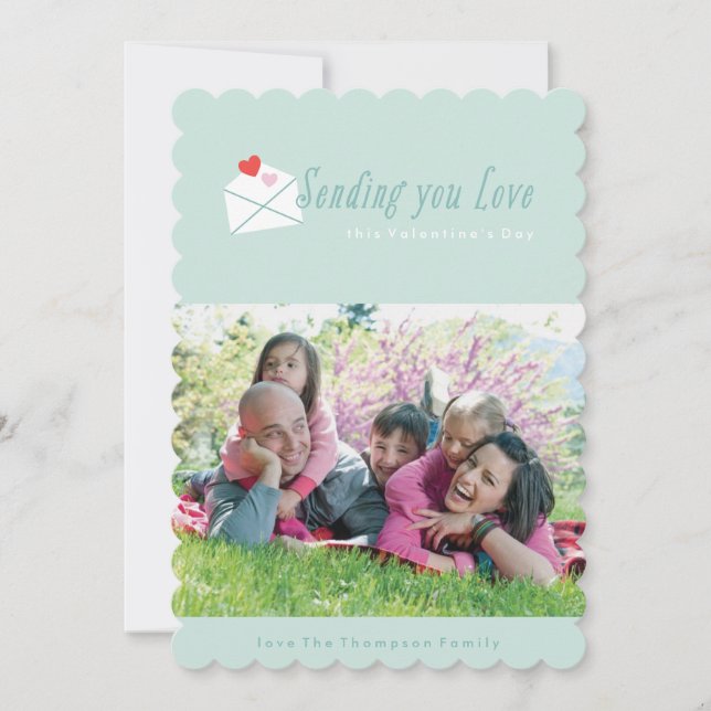 Sending you Love Valentine's Day Card (Front)