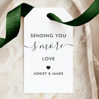 Sending You S'more Love Tag, Wedding Tag, Kraft