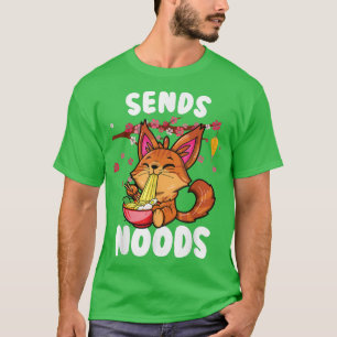 Sends noods main coon ramen cat kawaii  T-Shirt