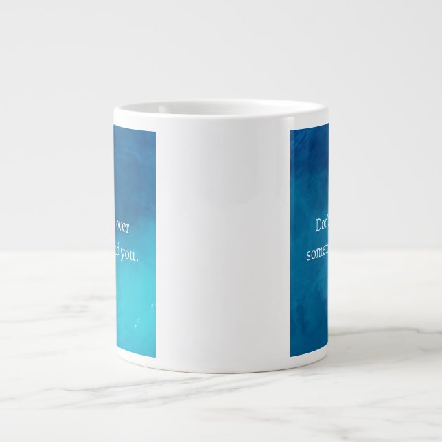 Seneca: Focus Forward, Don't Stumble on Past Large Coffee Mug (Front)