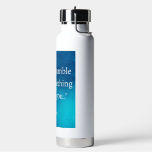 Seneca: Focus Forward, Don't Stumble on Past Water Bottle