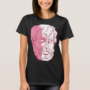 Seneca Greek Roman Statue Beautiful Artwork Fun T-Shirt