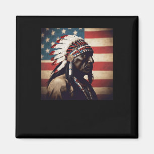 Seneca Indian Chief Sticker3  Magnet