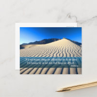 Seneca Inspirational Quote "Dare"