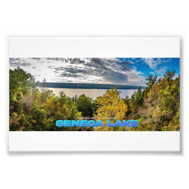 Seneca Lake Finger Lakes New York Photo Print (Front)