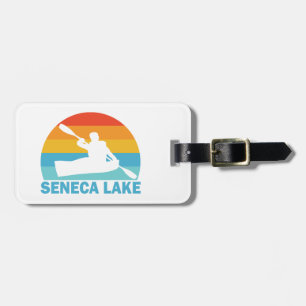 Seneca Lake New York Kayak Luggage Tag