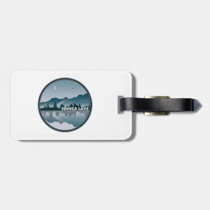 Seneca Lake New York Reflection Luggage Tag
