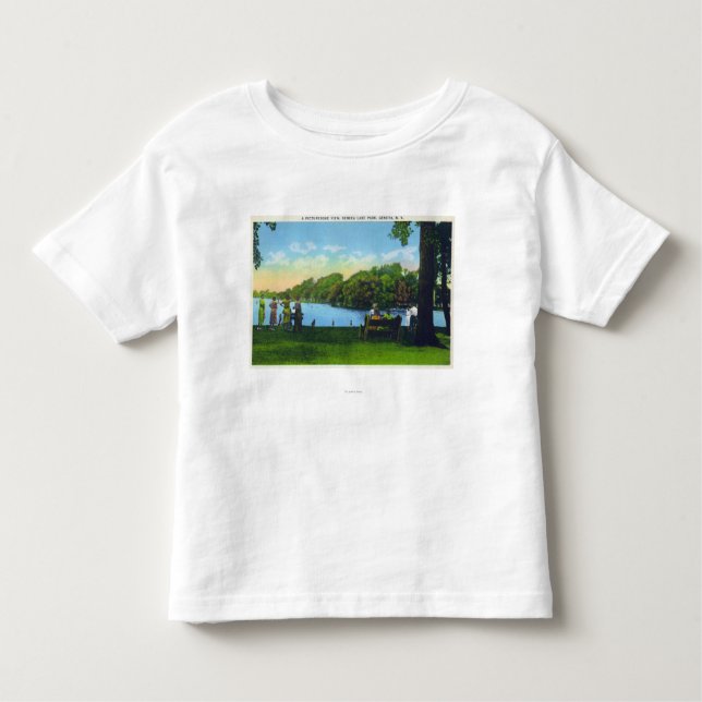 Seneca Lake Park Scene Toddler T-Shirt (Front)