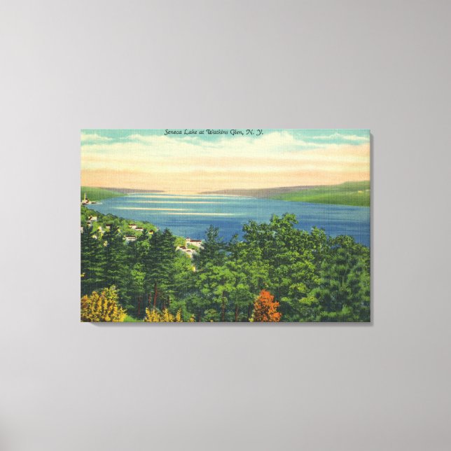 Seneca Lake View Canvas Print (Front)
