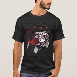 Seneca Native American Indian Proud Girl Dreamcatc T-Shirt