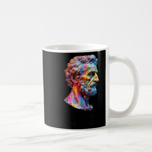 Seneca Overthinking Quote Stoicism Modern Stoic Ph Coffee Mug (Right)