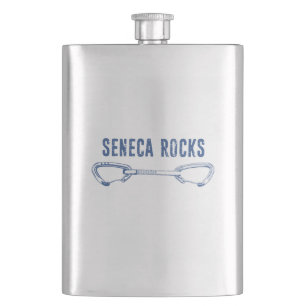 Seneca Rocks Climbing Quickdraw Hip Flask