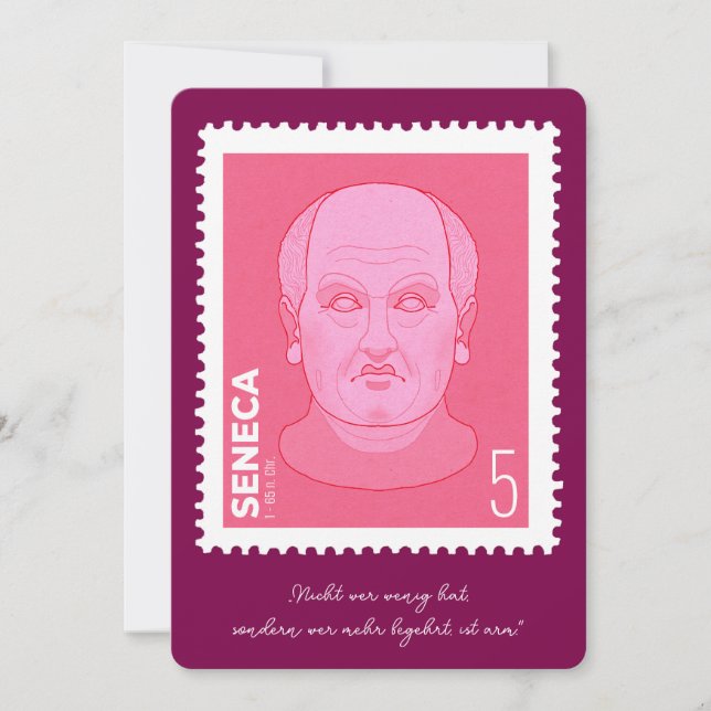 Seneca Stamp -   Invitation (Front)