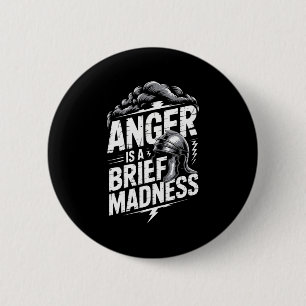 Seneca Stoic Philosoper Quote Motivational Stoicis 6 Cm Round Badge
