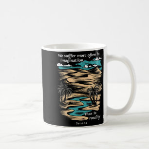 Seneca Stoic Philosoper Stoicism Quote Cool Motiva Coffee Mug