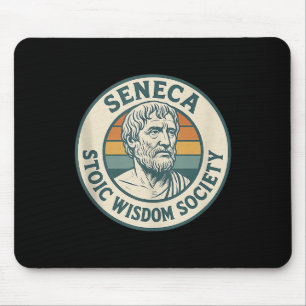 Seneca Stoic Wisdom Society Tank Top Mouse Pad