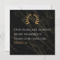Seneca's Insight: Fears Compared to Real Dangers