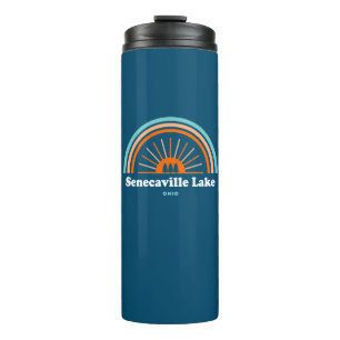 Senecaville Lake Ohio Rainbow Thermal Tumbler