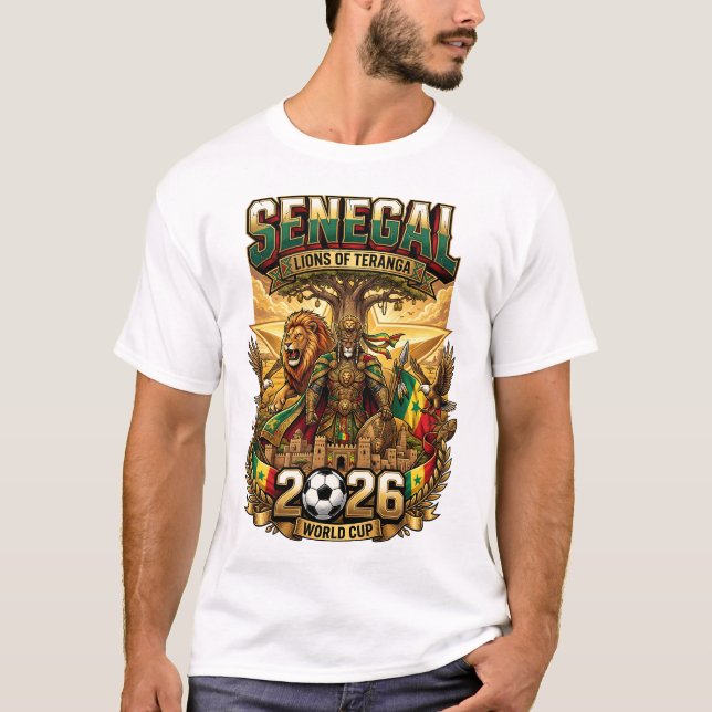 Senegal 2026 Fan T-Shirt (Front)