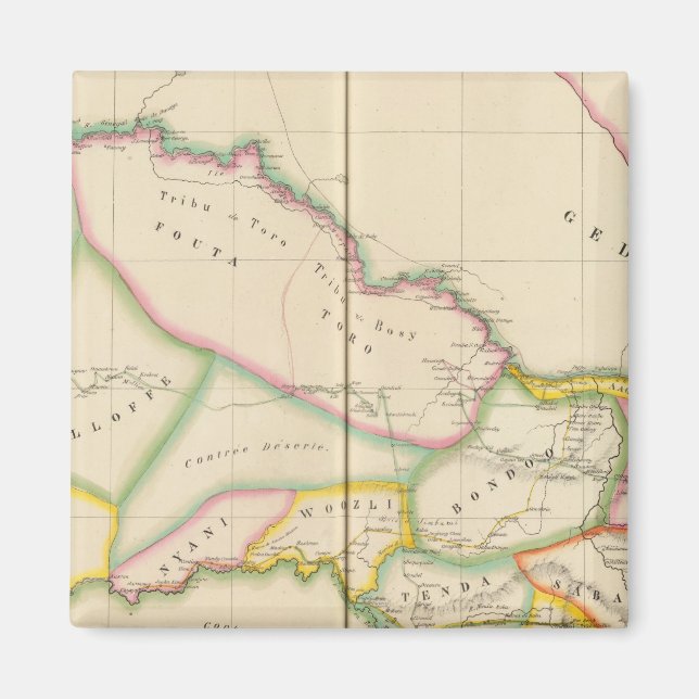 Senegal Africa Magnet (Front)