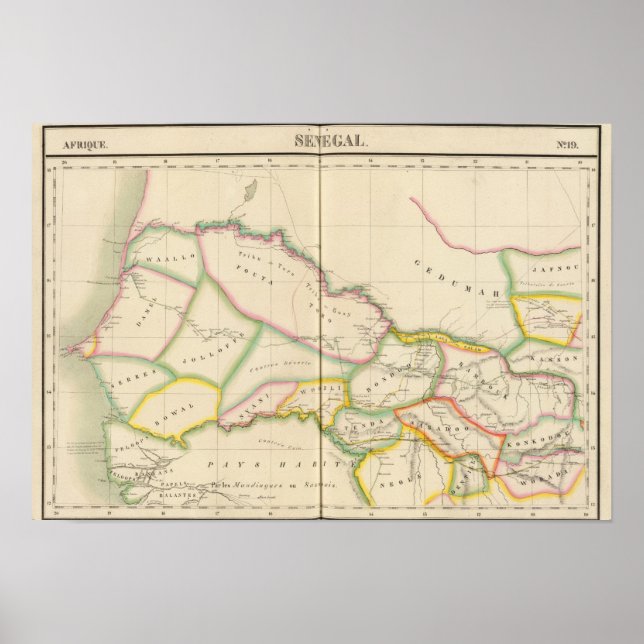 Senegal Africa Poster (Front)