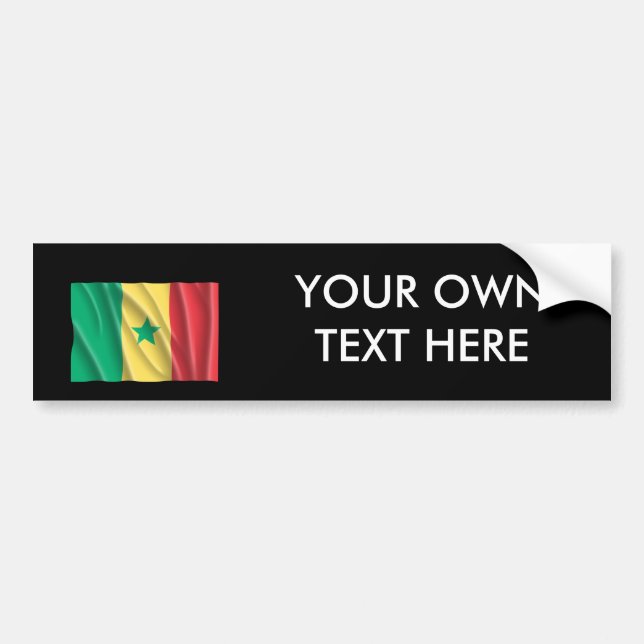 SENEGAL BUMPER STICKER (Front)