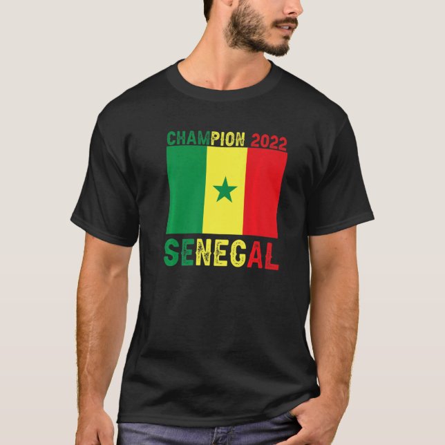 Senegal Champion 2022   T-Shirt (Front)