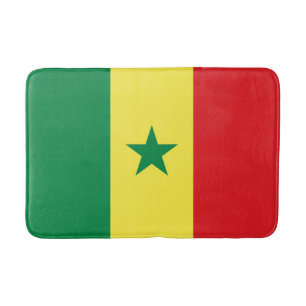 Senegal Flag Bath Mat