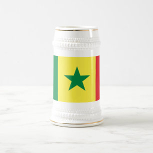 Senegal Flag Beer Stein