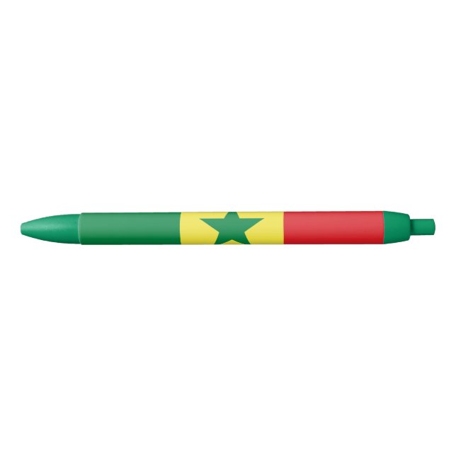 Senegal Flag Black Ink Pen (Front)