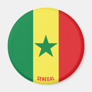 Senegal Flag Charming Patriotic Magnet