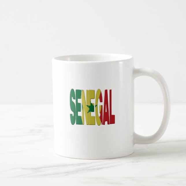 Senegal flag coffee mug (Right)