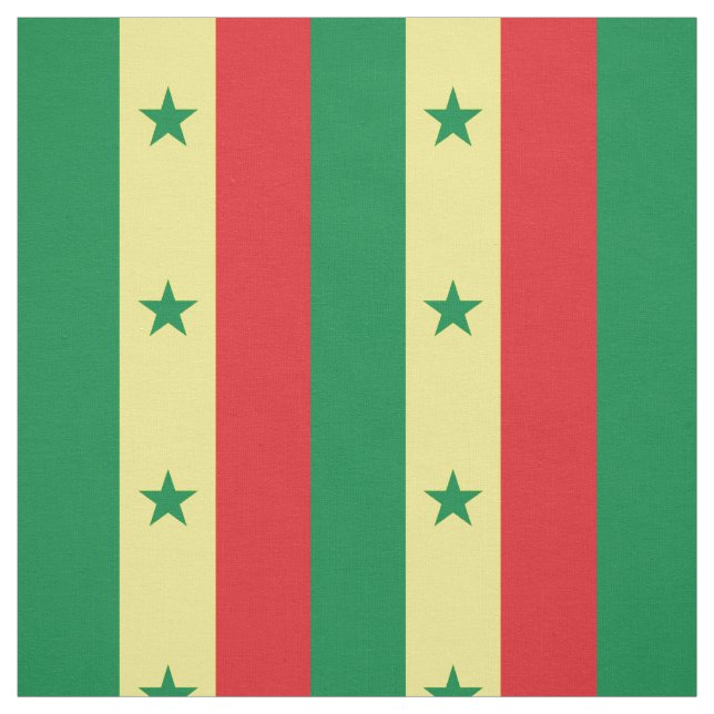 Senegal Flag Fabric (Swatch)