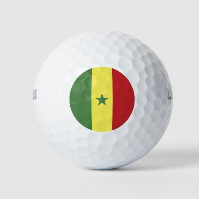 Senegal flag golf balls (Front)