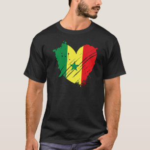 Senegal Flag I love Senegal is in my DNA Gift for T-Shirt