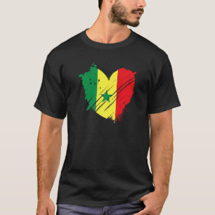 Senegal Flag I love Senegal is in my DNA Gift for T-Shirt