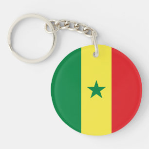 Senegal Flag Key Ring