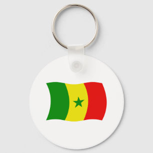 Senegal Flag Keychain
