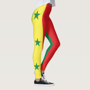 Senegal Flag Leggings