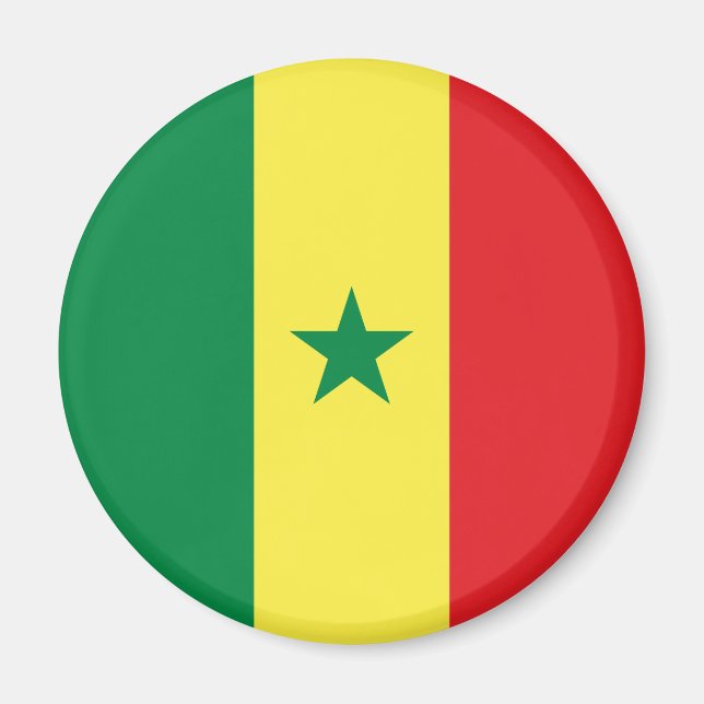 Senegal Flag Magnet (Front)