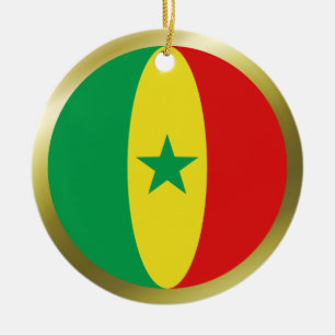 Senegal Flag Ornament