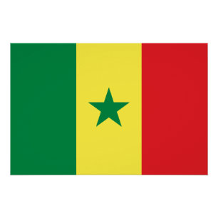 Senegal Flag Poster
