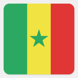 Senegal Flag Sticker