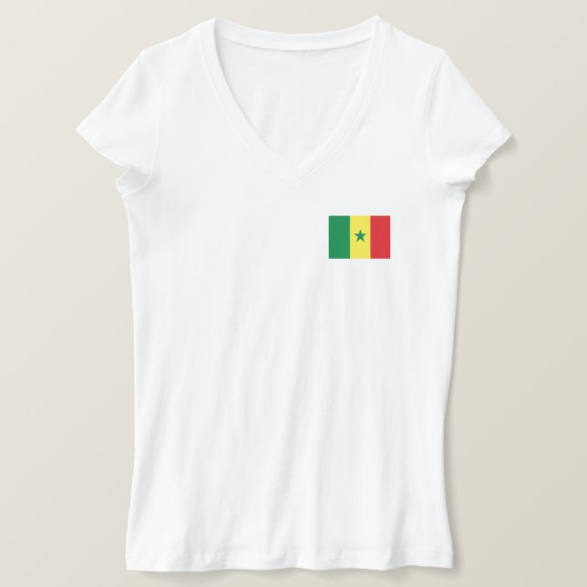 Senegal Flag T-Shirt (Design Front)