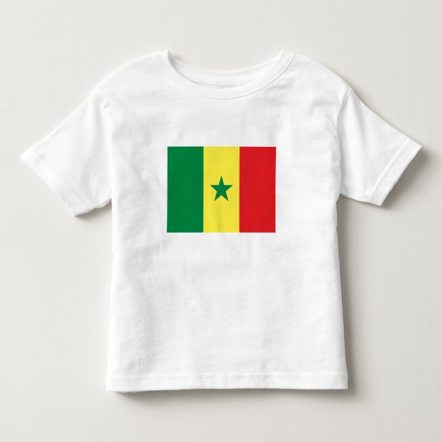 Senegal Flag Toddler T-Shirt (Front)