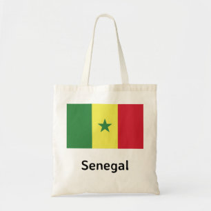 Senegal Flag Tote Bag