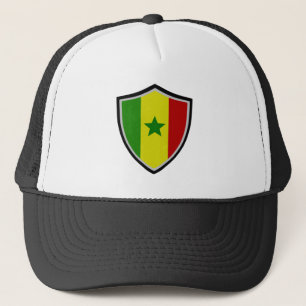 Senegal flag trucker hat